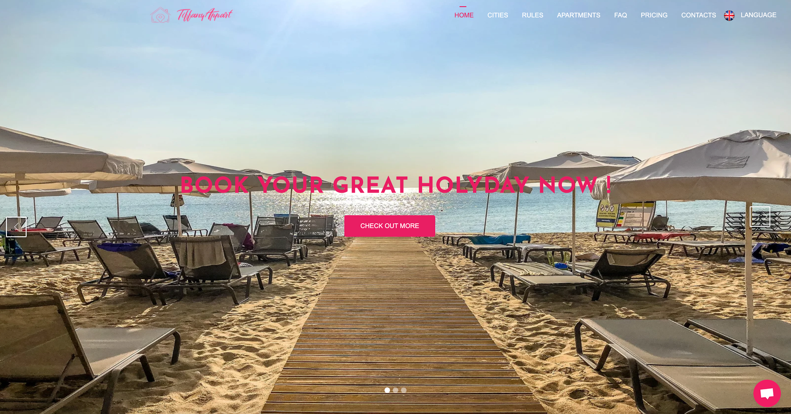 Screenshot of tiffanyapart.com