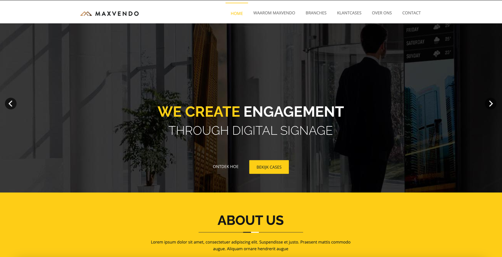 Screenshot of maxvendo.nl