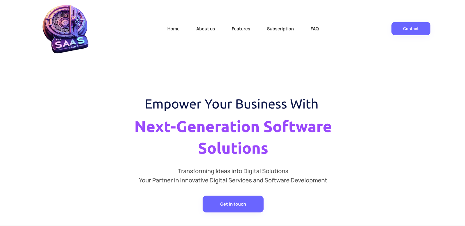 Screenshot of thesaasvault.com